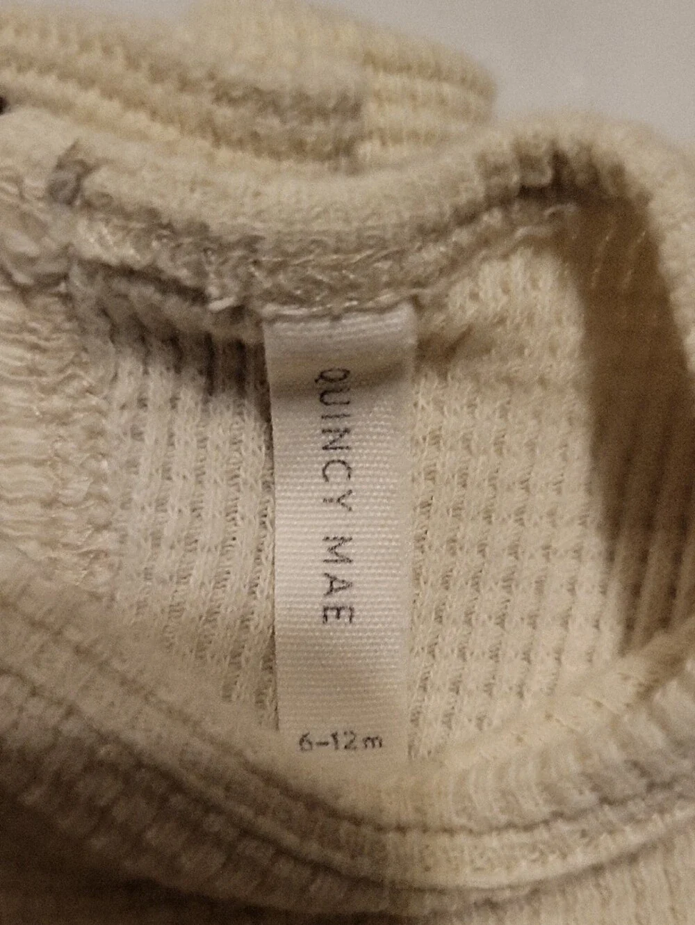 Quincy Mae cream dress